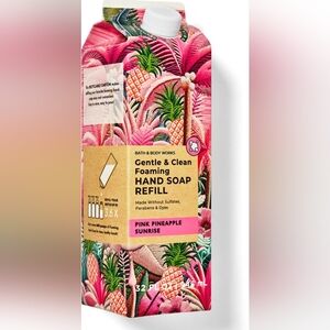 NEW Bath & Body Works Pink Pineapple Sunrise Refill Gentle Foaming Hand Soap